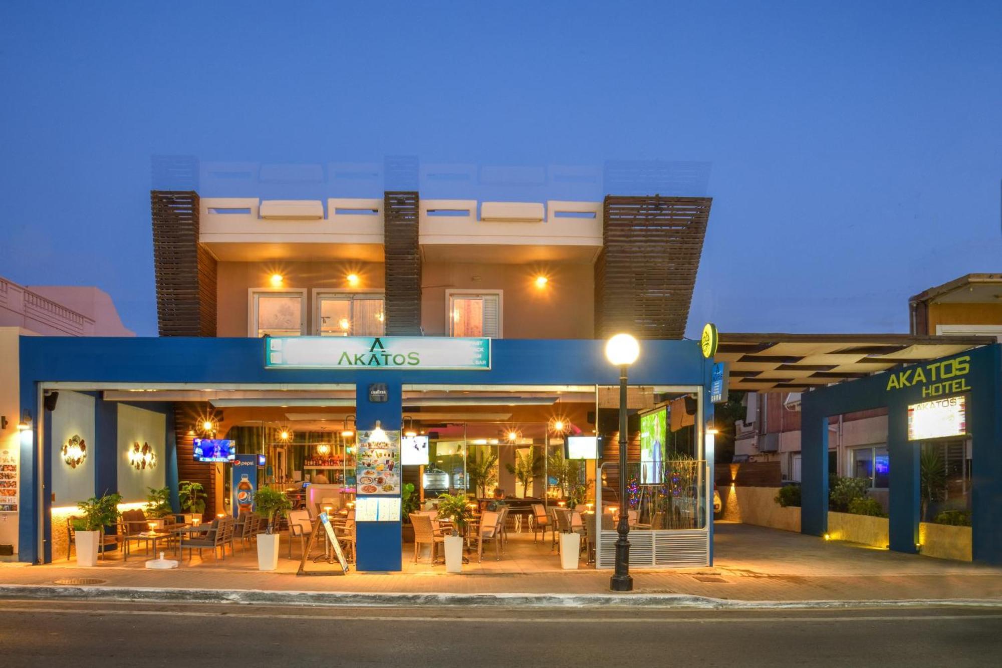 Akatos Hotel Agia Marina エクステリア 写真